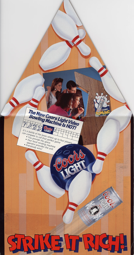 Coors Light Bowling Arcade Game Cover